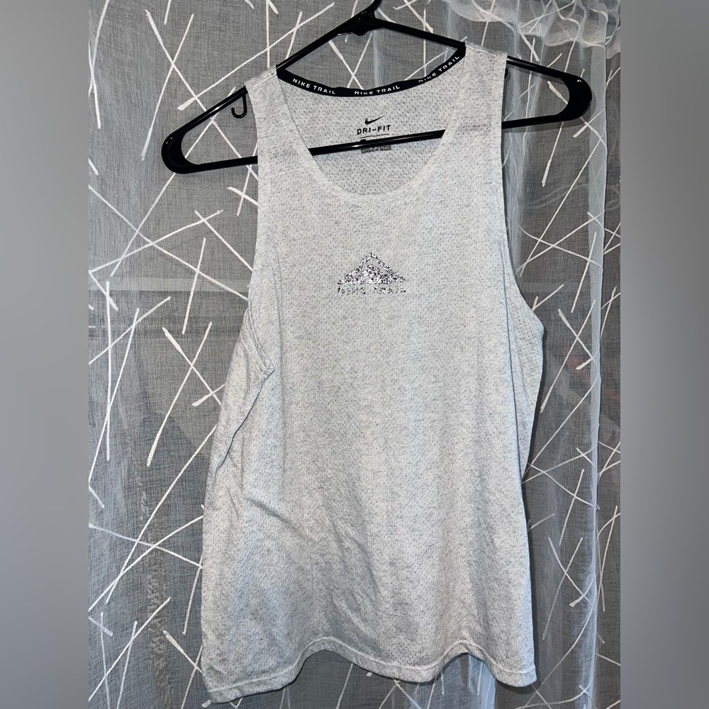 Nike Trail Light Gray Women's Tank Top